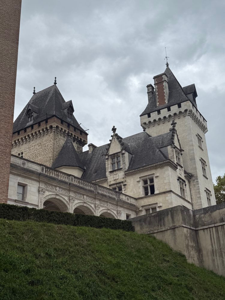 Behind the chateau