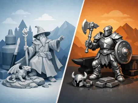 Resin vs Metal Miniatures for Your Next Campaign