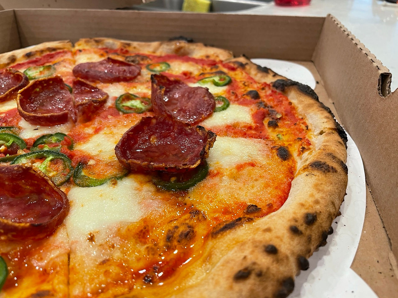 photo close up bee keeper pizza pizzology