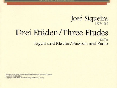 Three Etudes for Bassoon and Piano