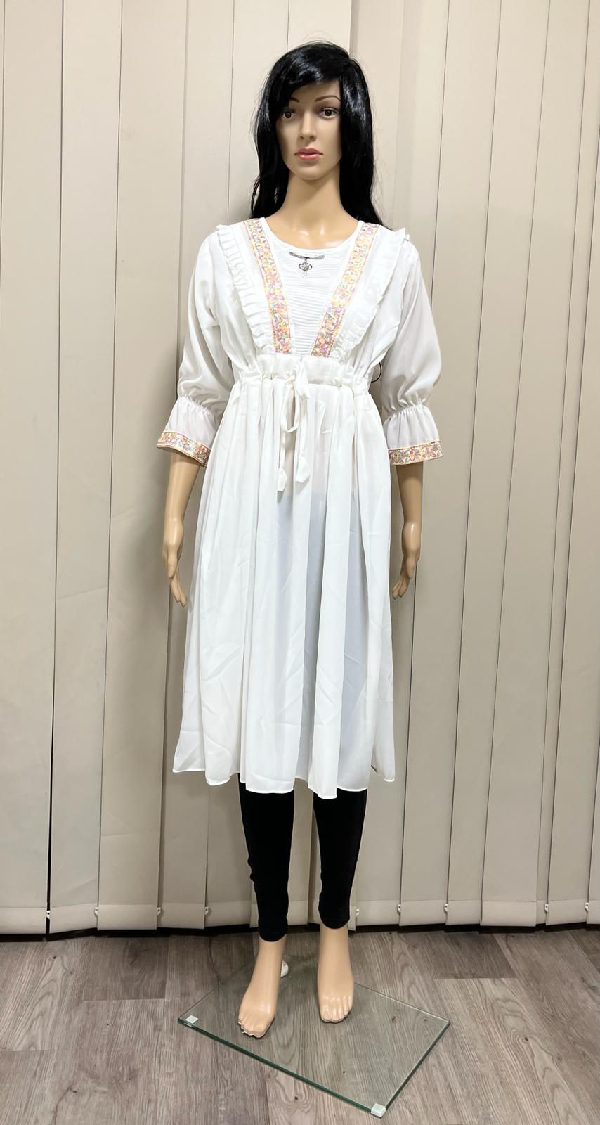 Thumbnail: Long Soft georgette tops.