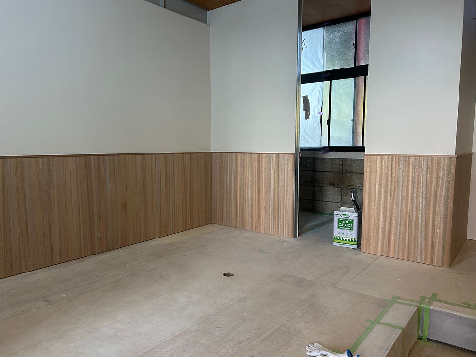 サンクジャパン セレクトショップ「edit by cinq」内装工事の様子