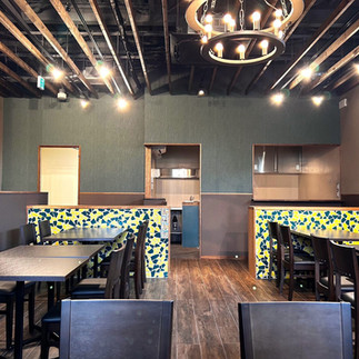 オステリアオオサキ店内