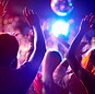 Dancing in night club
