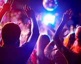Dancing in night club