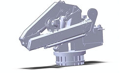 3D Model of Telescopic Marine Crane Arm Bent
