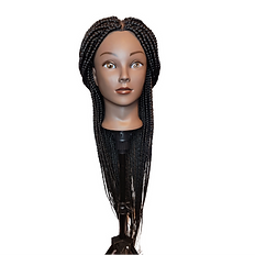 Traditional Small Box Braids Install