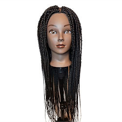 Traditional Small Box Braids Install