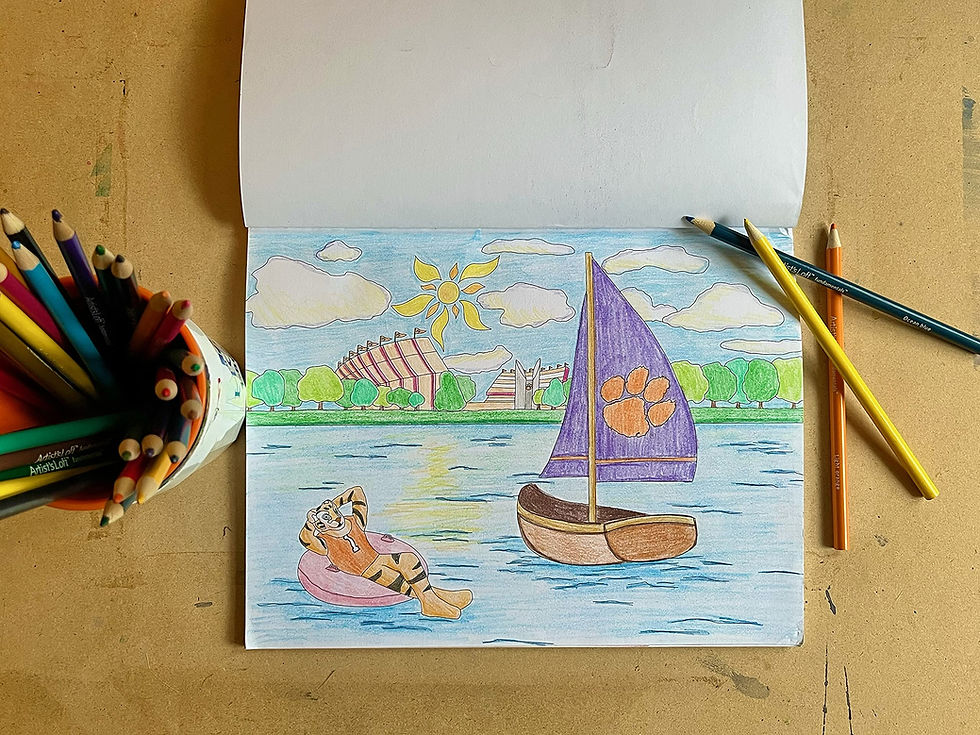 Thumbnail: The Clemson Coloring Book