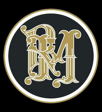 The Iconic Gold RM logo