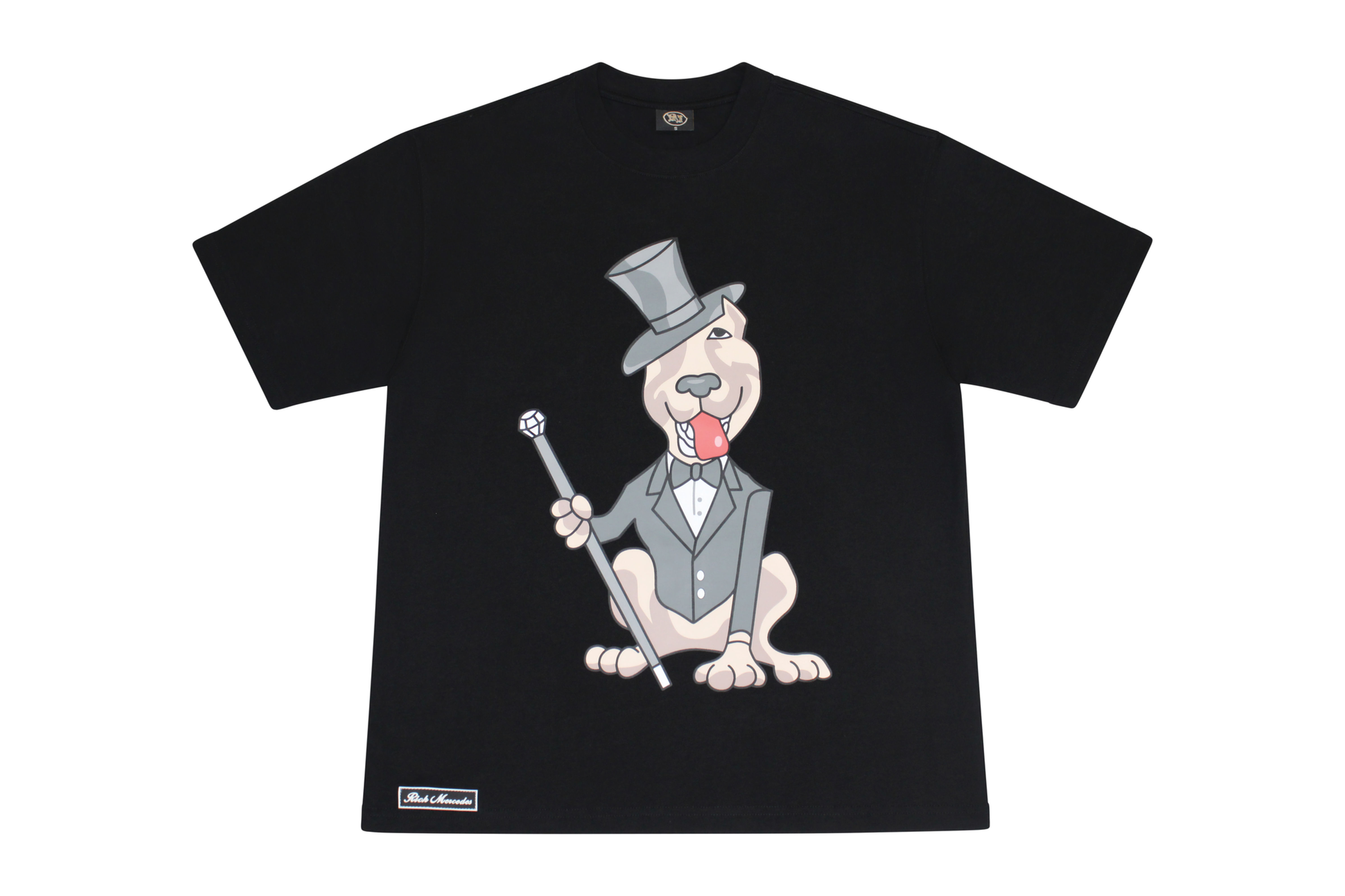 Big Bam Screen Print Tee - Black Front