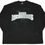 Thumbnail: Black Rich Mercedes long sleeve tee shirt with silver Rich Mercedes Signature logo paint splatter.