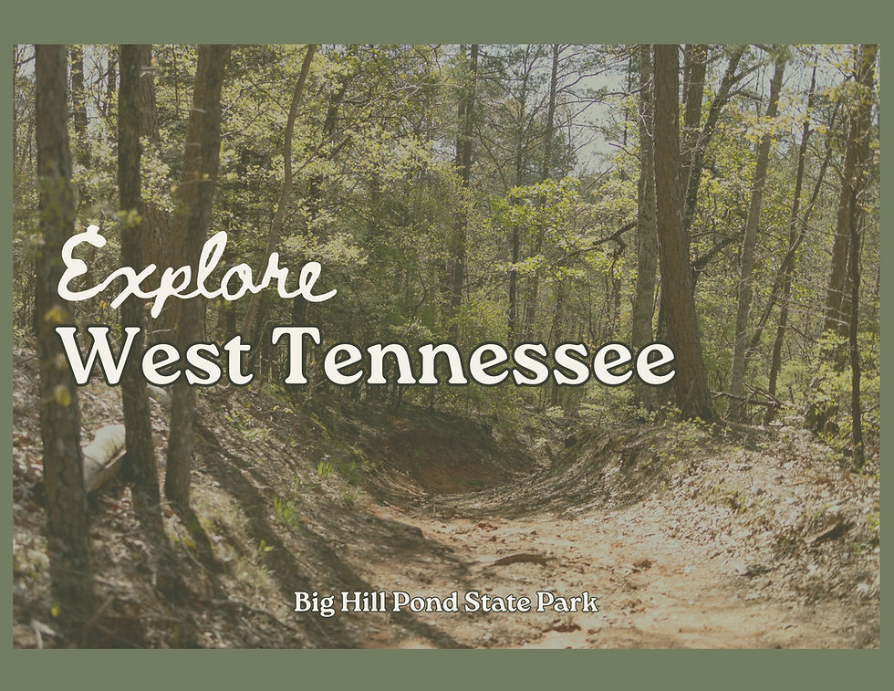 Explore West TN - Big Hill Pond State Park