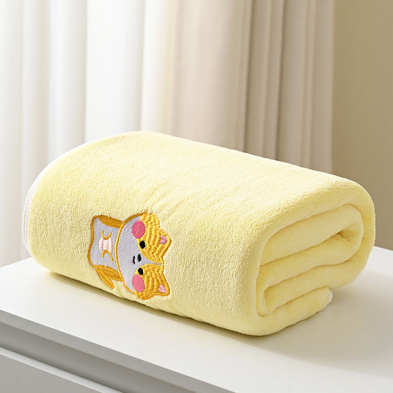Thumbnail: Teddy Wick CloudSoft Baby Bath Towel