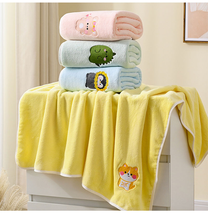 Thumbnail: Teddy Wick CloudSoft Baby Bath Towel