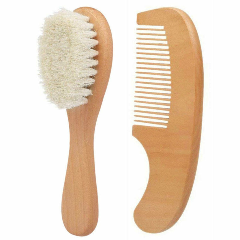 Thumbnail: Teddy Wick Gentle Touch Baby Brush & Comb Set