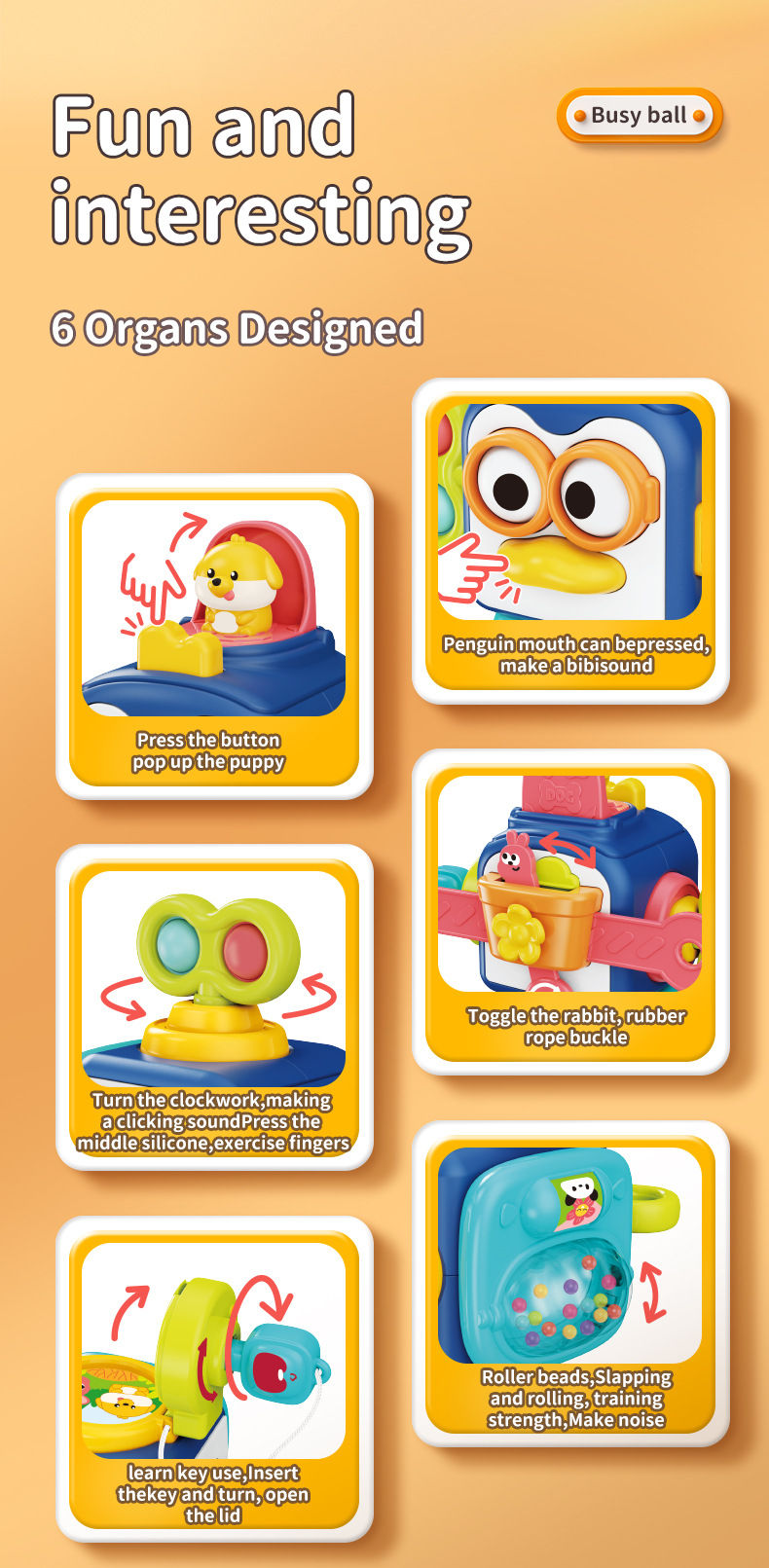 Thumbnail: Teddy Wick Little Explorers Activity Cube