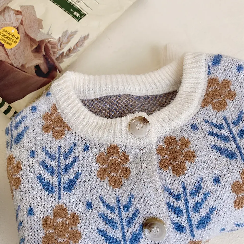 Thumbnail: Teddy Wick Wildflower Knit Cardigan