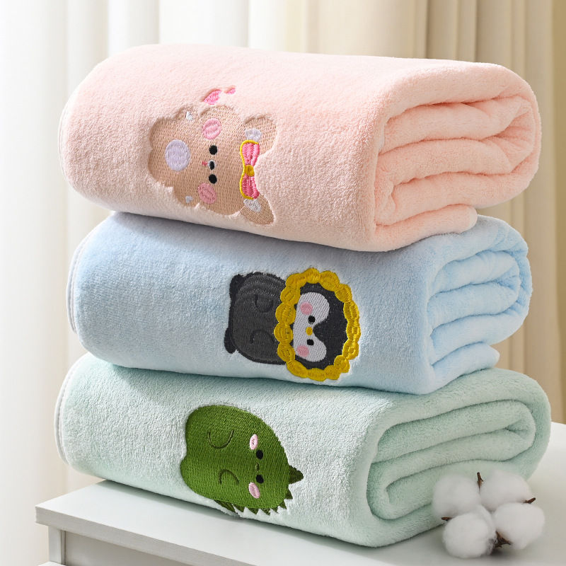 Teddy Wick CloudSoft Baby Bath Towel
