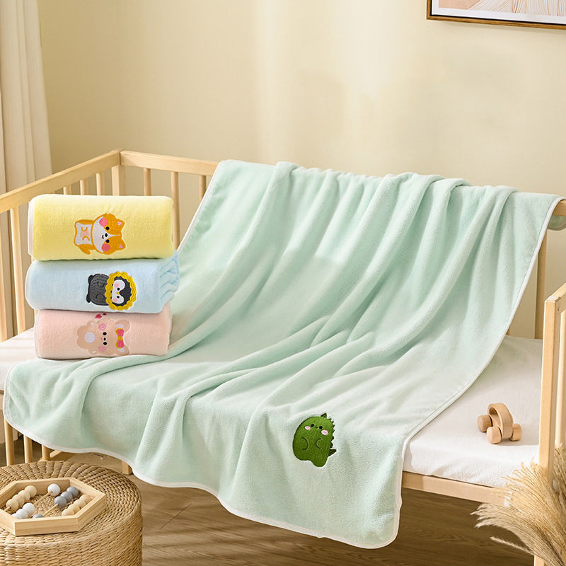 Thumbnail: Teddy Wick CloudSoft Baby Bath Towel