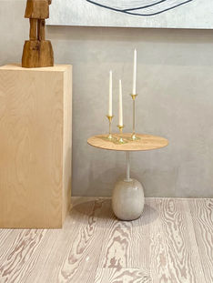 round table with candlesticks