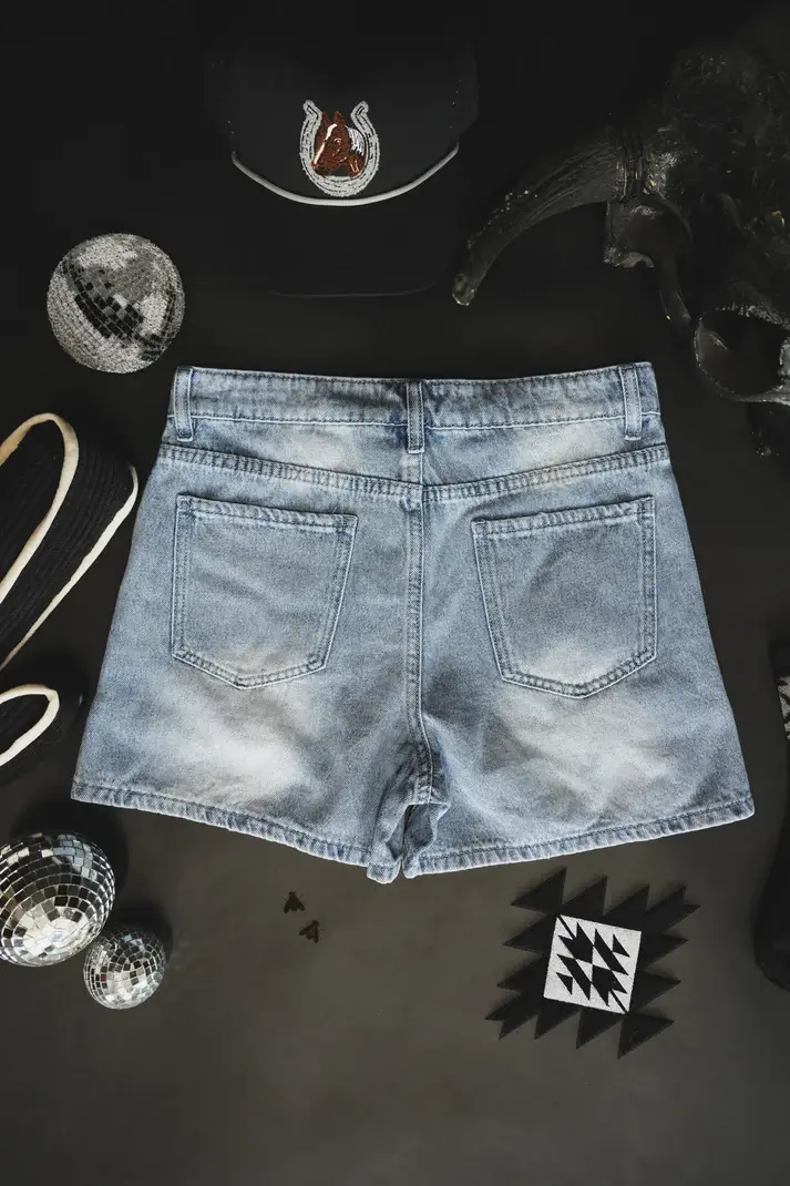Thumbnail: Denim Dan Studded Shorts
