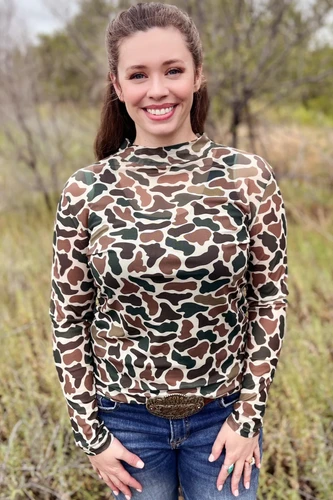 Amazon.com: CUTEGAL Camo Top Sheer Shirts for Women Sexy See