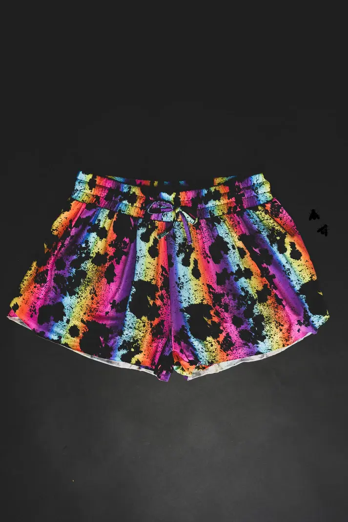 Thumbnail: Lynette Frank Cow Print Shorts