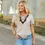 Thumbnail: Llano Boot Stitch Western Top * Dust