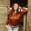 Thumbnail: Satin Saddles Western Button Up Top * Saddle