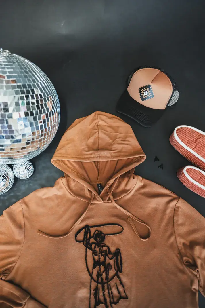 Thumbnail: Cowboy Caller Western Crop Hoodie