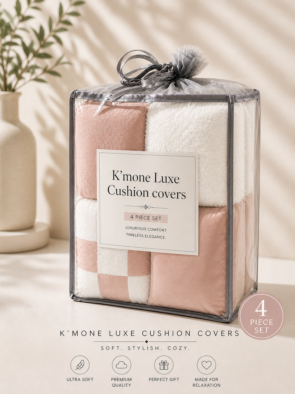 Thumbnail: Cushion Cover Set 4 Piece