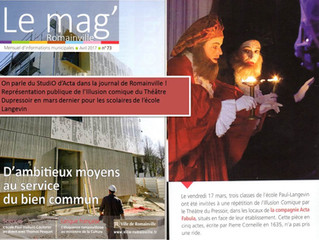 On parle du StudiO dans le journal de Romainville !