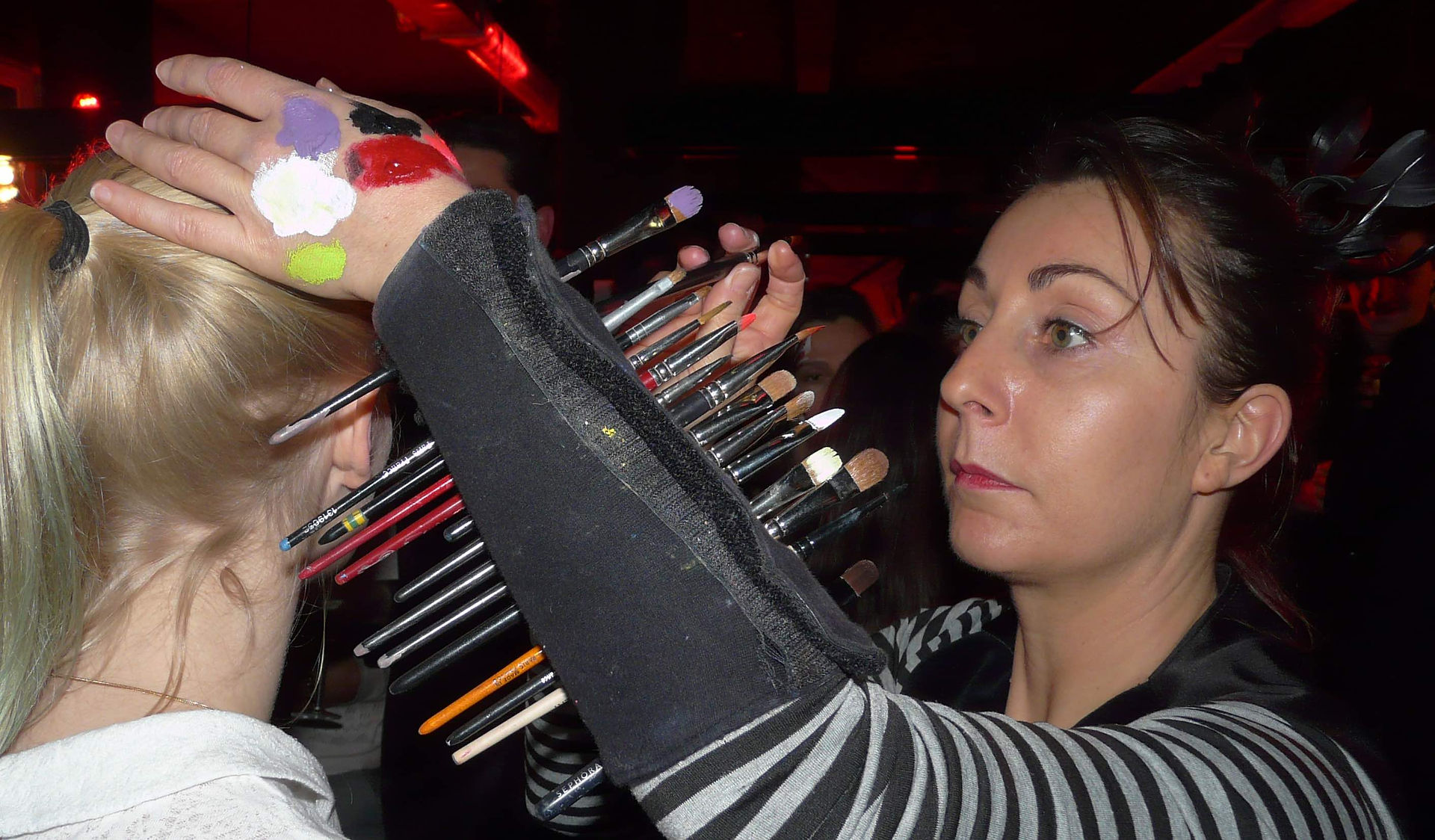 maquillage en déambulation