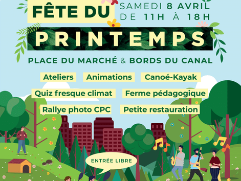 Samedi 8 avril notre trio de l'eau sera à Villeparisis en déambulation