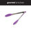 Thumbnail: GK 12"" Silicone Tongs (S/S)-Purple