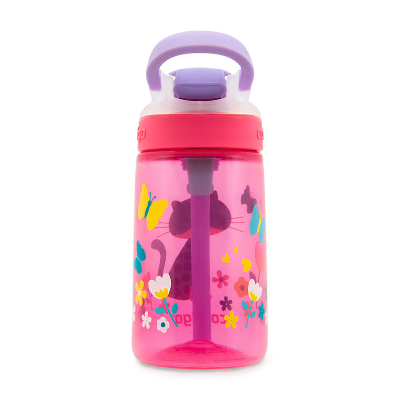 縮圖：Contigo 小發明家兒童吸管杯 (PP) 14oz (410ml) - 粉紅色+貓咪圖案