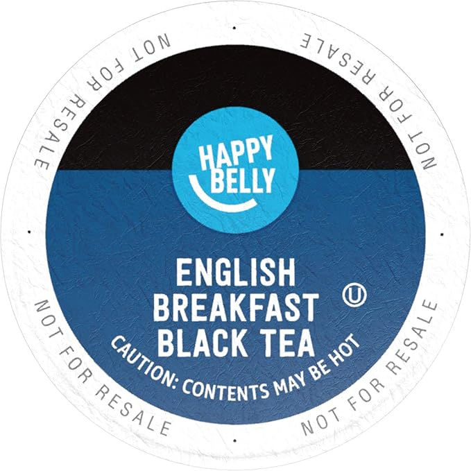 Thumbnail: Happy Belly Tea Pods, English Breakfast, 24 Count, Compatible with 2.0 K-Cup Bre
