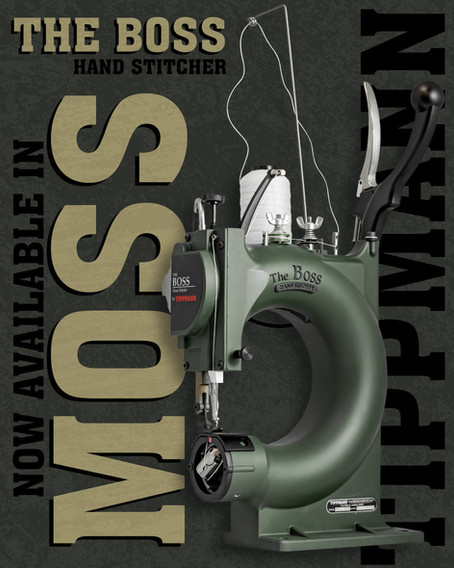 The Boss hand stitcher, Moss, now available in Tippmann Industrial for expert stitching.