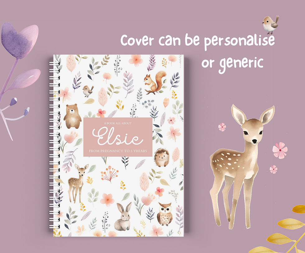 Thumbnail: Floral Woodlands Baby Book