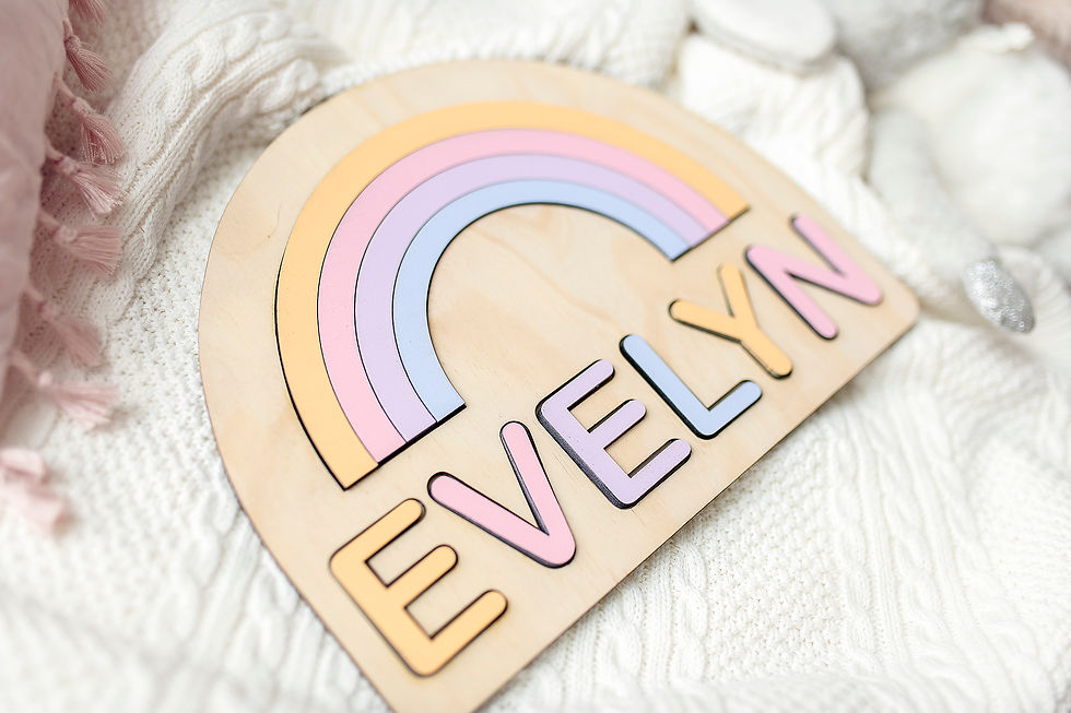 Thumbnail: Pastel Rainbow Name Puzzle