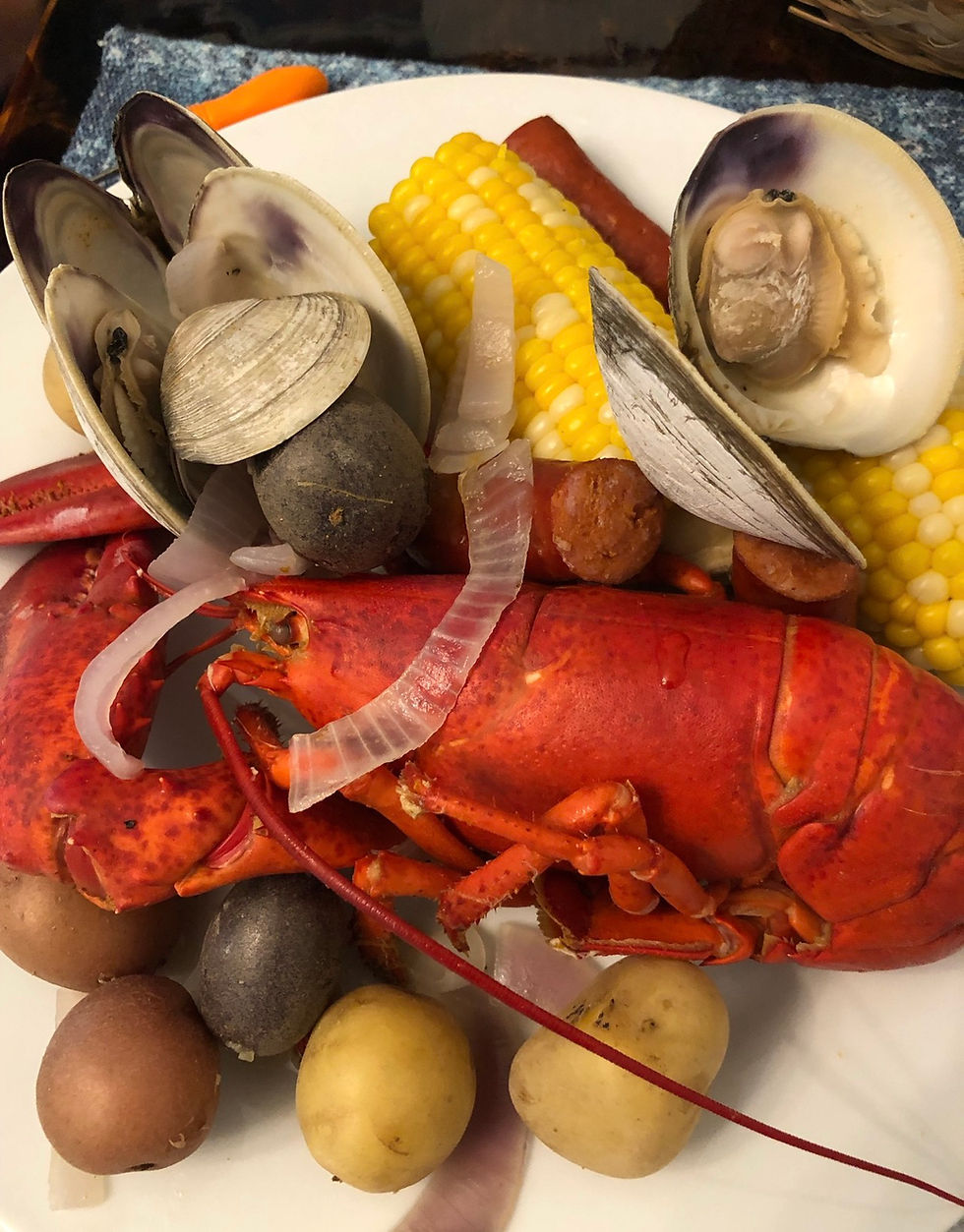 Traditional New England Lobster Boil