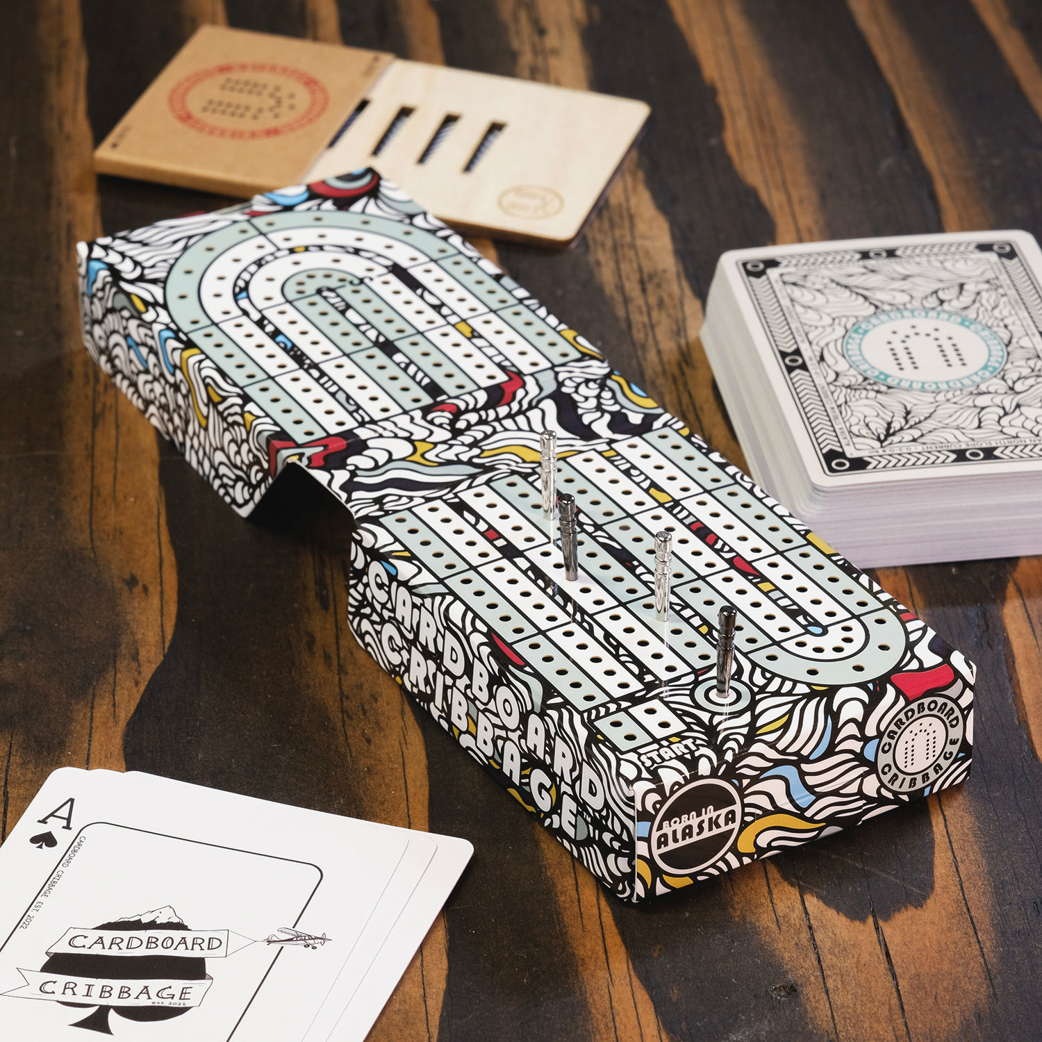 The Waves Pack - Travel Cribbage Set