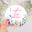 Thumbnail: Personalised Flower Garden Birthday Party Stickers