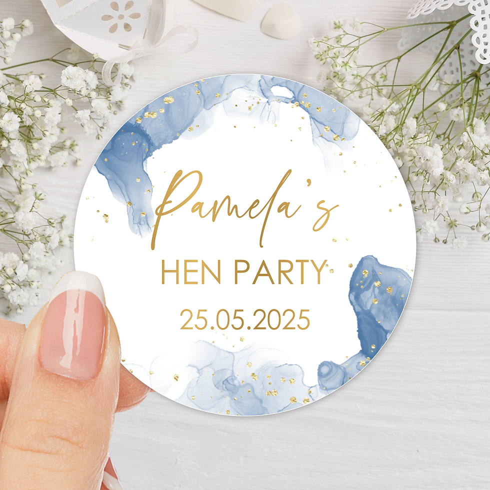 Personalised Hen Party Favor Stickers