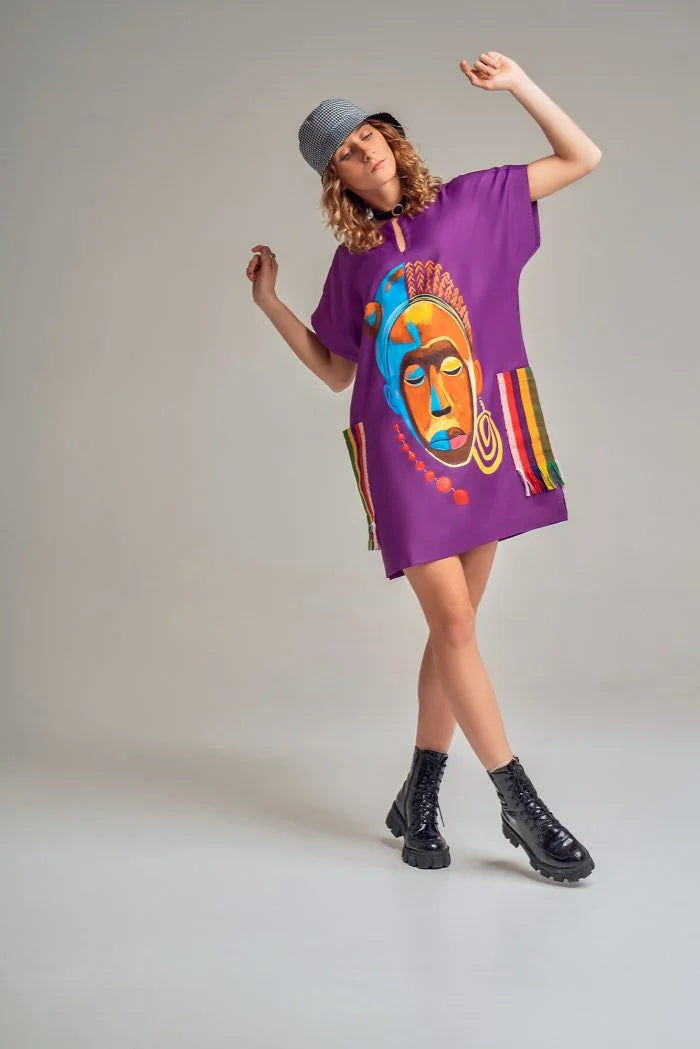 Tribal Hand-painted Female Danshiki