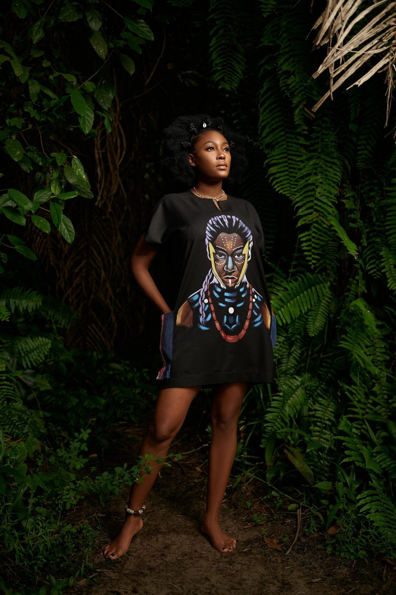 Afro Panther Princess Piece - Adjua