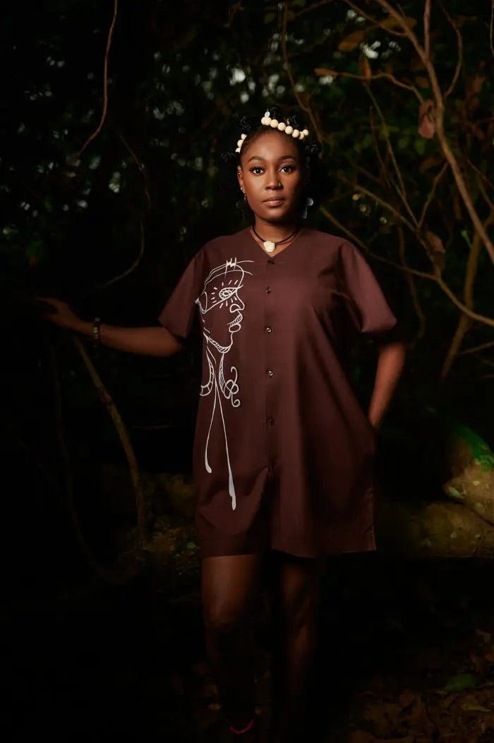 Afro Panther Warrior Piece - Adjua