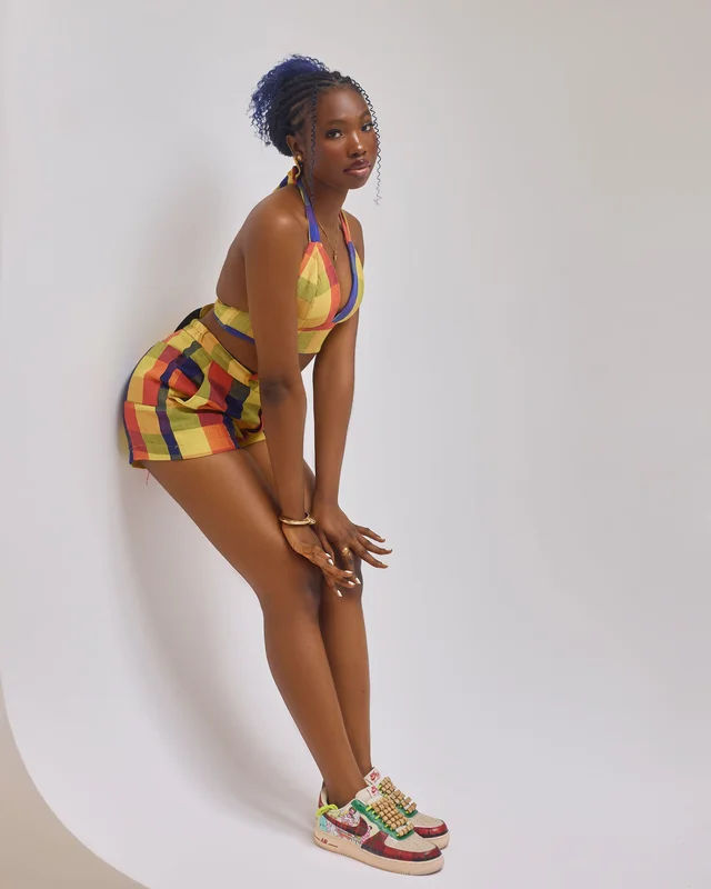 Aso Oke Bralette x Short