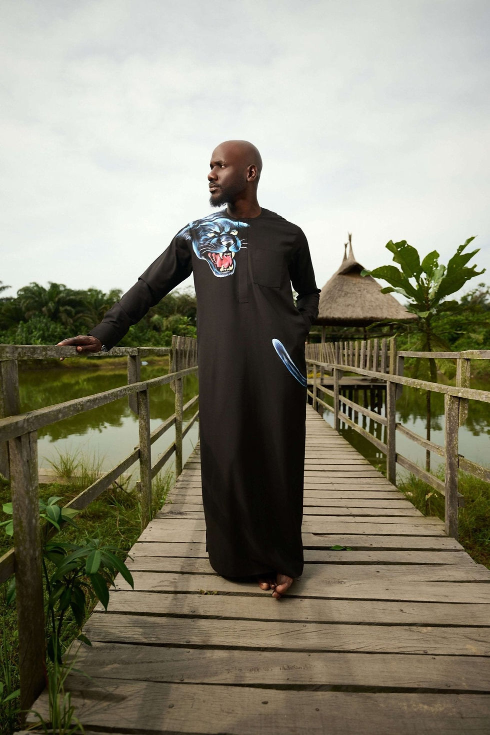 Afro Panther Jalabiya